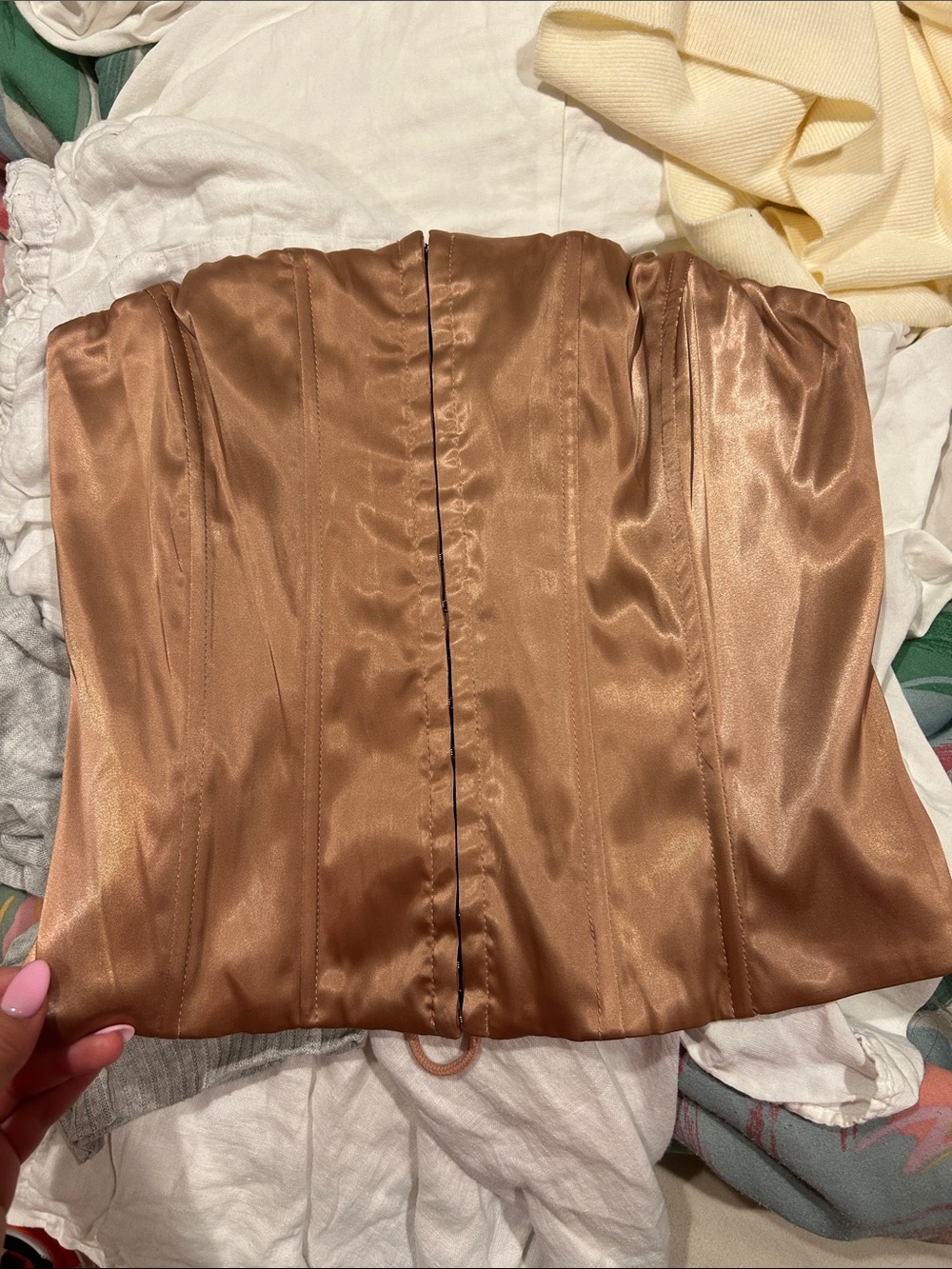 Lace-Up Corset Top